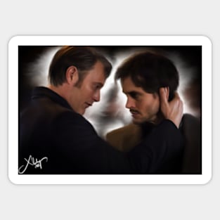 Hannibal and Will Sticker